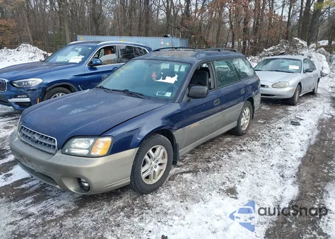 2003 Subaru Outback из США, поврежденный, VIN 4S3BH675637657967